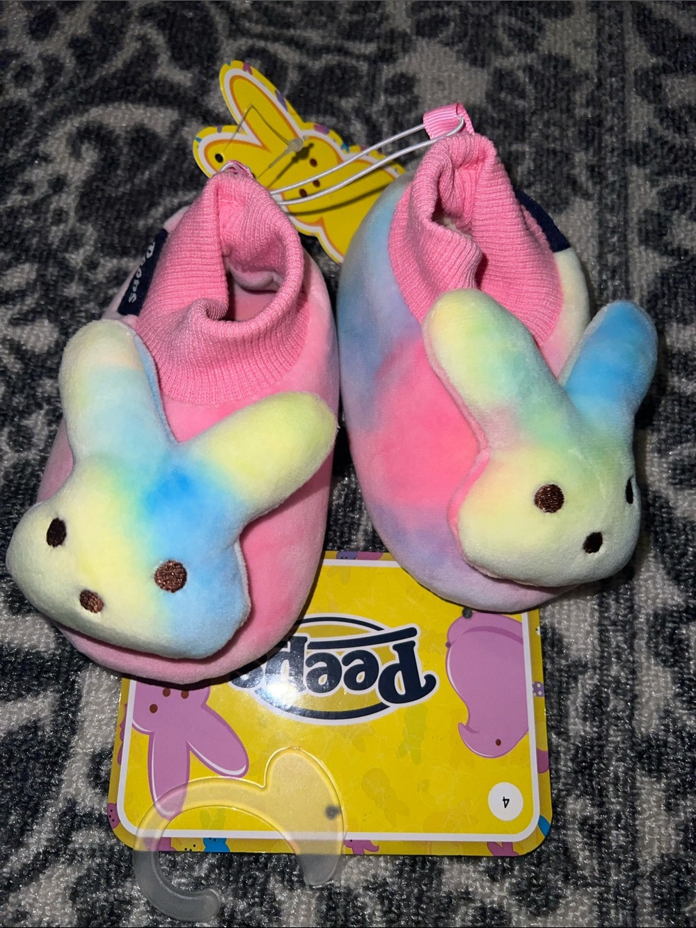 Peeps Marshmallow Baby Slippers